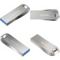SanDisk Ultra Luxe 512GB USB 3.1 Gen 1 USB stick Sølv